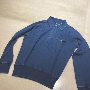 Tom Ford Mens SweatShirt Long Sleeve Blue Size 52/Medium